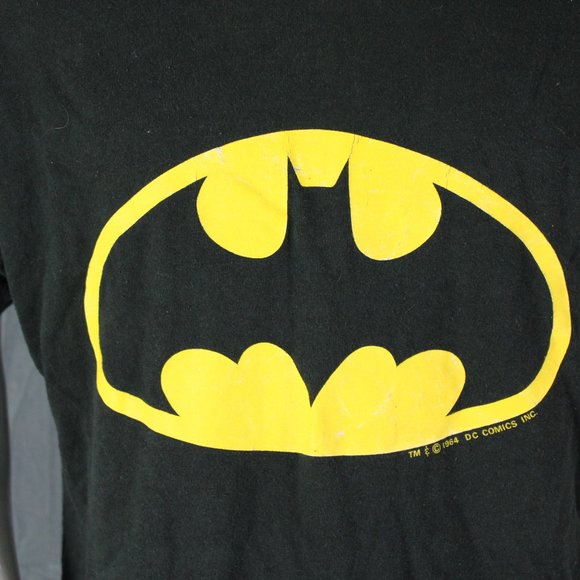 Vintage Batman Shirt - Early 1990s Classic Logo by Novel Teez - Men's XL - Picture 2 of 9